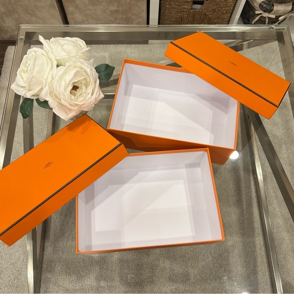 Hermes Empty Shoe Boxes (Set of 2) - Picture 5 of 9